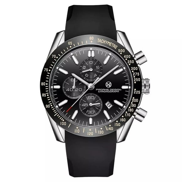 Pagani Design Pagrne New Men Quartz Watch Rubber Belt Men's Luxury Watch Fashion Casual Sports Male Clock Relogio Maasculino