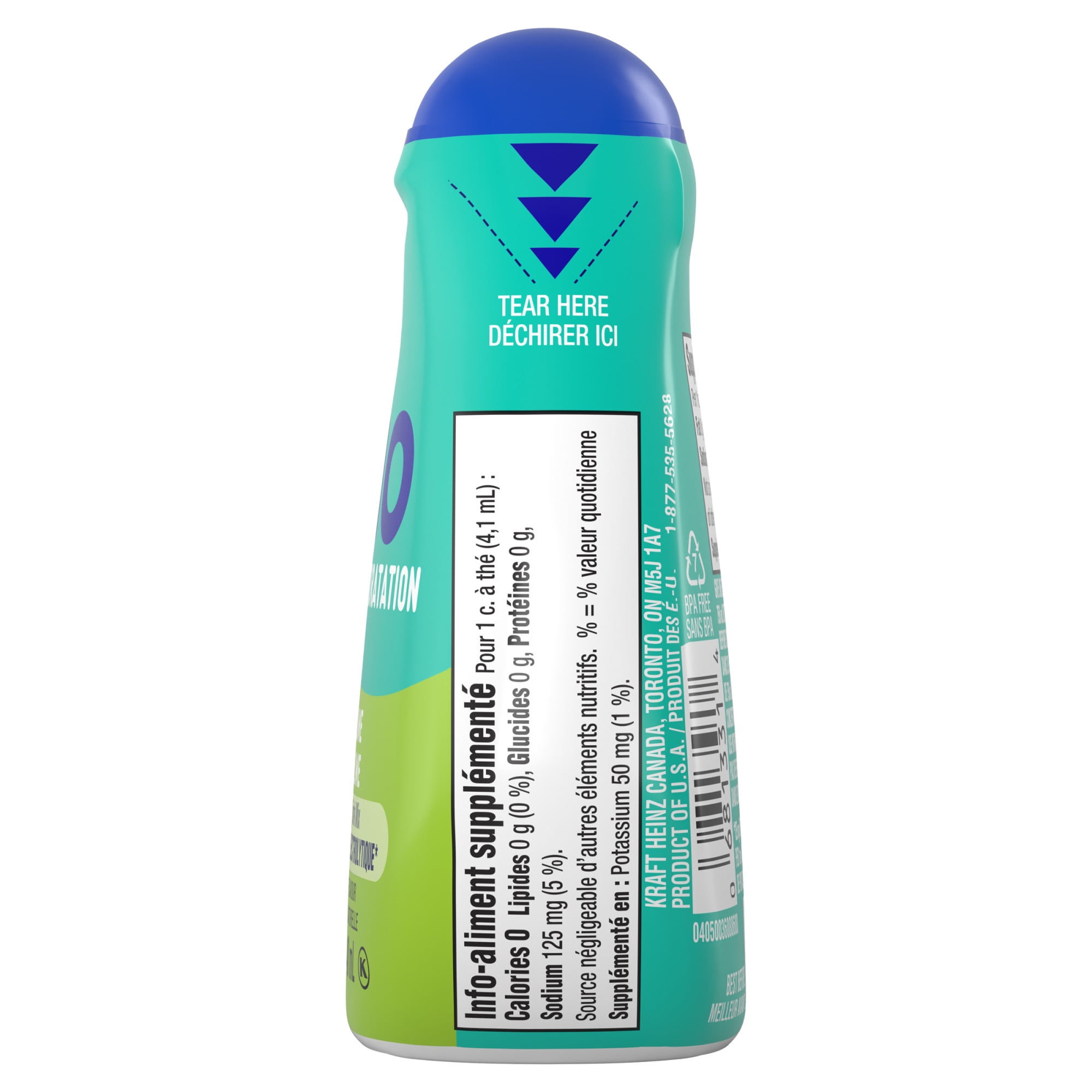 mio Hydrate Lemon Lime Electrolyte Drink Mix, 48 mL Bottle, MIO SPORT LEMON LIME 48ML