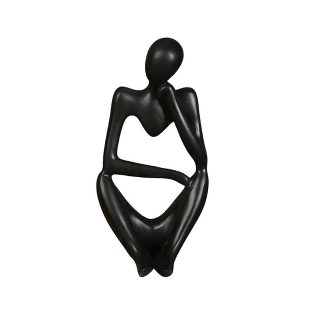 Figura De Estilo De Pensador De Resina, Figurita Abstracta, Decoración Artesanal, Decoración De Pensador Para El Hogar, Oficina, Hotel matsuzay HA042559-01