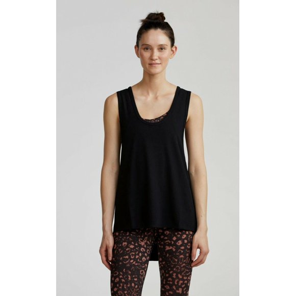 Varley Long Palmer Tank Top Black ( XS )