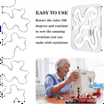 thumbnail image 5 of Using Quilting Templates Rulers: Quilting Templates for Machine Quilting -Free Mot G13092, 5 of 6