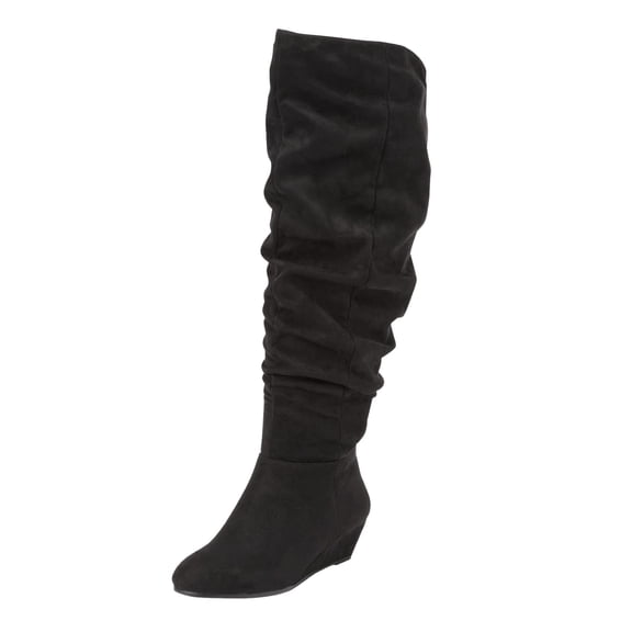 Comfortview Tamara Boot Tall Knee High Low Heel Shoes