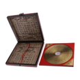 thumbnail image 1 of tssuouriy Traditional Chinese Compass Fengshui Tool Collectables Golden Classic Luo, 1 of 6