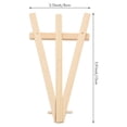 thumbnail image 3 of 24 Pack Mini Wood Display Easel Wood Easels Set For Paintings Craft Small Acrylics Oil Projects, 3 of 7