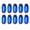 Blue, variant on Stcellnmex Clip On LED Flashing Strobe Safety Lights High Visibility Running Reflective Lamp For Runner Dog Bike Helmet Tail 10 Pcs Green