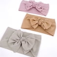 thumbnail image 4 of LNMQLPDBS Bows for Baby Girls Cute Bowknot Headbands Soft Handmade Hairbands Toddler Hair Accessories Newborn Infant Kids Children's Day Gifts, 4 of 4