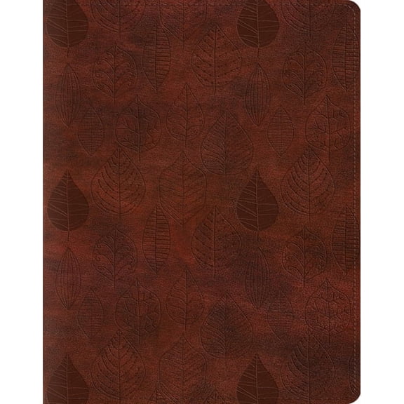 Single Column Journaling Bible-ESV-Leaves Design (Hardcover)