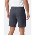 thumbnail image 3 of Athletic Shorts For Men 3 Pack Casual Shorts 8" Basketball Gym Shorts With Zipper Pockets Black, Light Gray , Navy Melange Size S, 3 of 8