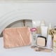 thumbnail image 4 of Organizadores de armario y almacenamiento, bolso de punto de lana, bolso de cosméticos con patrón de rayas de colores, bolso de cosméticos portátil, estuche de lápices estilo Ins, bolsa de maquillaje, 4 of 6