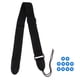thumbnail image 1 of Correa negra para guitarra + 10 piezas de arandela de seguridad de goma para guitarra acústica, 1 of 9