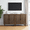 Walnut(2 Packs), variant on Semiocthome 31.5” Buffet Cabinet with 2 Doors and 1 Adjustable Shelf, Gradien Fluted Design, Kitchen, Walnut