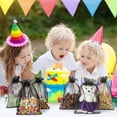 thumbnail image 6 of 100pcs Organza Bags, Black 4''x4.72''(10x12cm) Satin Drawstring Organza Pouch Wedding Party Favor Gift Bag Jewelry Watch Bags, 6 of 14