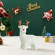 thumbnail image 5 of Adorno Navideño Luminoso de Cerámica para Navidad 2025: Ciervo, Muñeco de Nieve y Anciano | Decoración de Cerámica Blanca | Efecto de Luz Suave | Tamaño: 14,5 X 8,5 X 6 Cm | 1 Unidad, 5 of 6