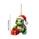 thumbnail image 3 of Ionze Decoración del Hogar Navidad Nueva Tortuga Navideña Colgante Decorativo Acrílico Animal Navideño Tortuga Ambiente Festivo Adornos Colgantes Accesorios para el Hogar (C), 3 of 4