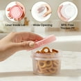 thumbnail image 6 of 8Pcs 200ml/7oz Reusable Small Plastic Containers with White Screw Lids, Small Food Storage Freezer Containers,Deli Containers Stackable Food Storage Jars,Sauce Condiment Jars Lunch Box Accessories, 6 of 8