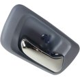 thumbnail image 3 of Interior Door Handle Compatible with 1998-2002 Honda Accord Rear, Passenger Side Blue bezel with chrome lever, 3 of 3