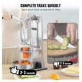 thumbnail image 3 of French Fry Cutter Commercial, 4 Blades Vegetable Chopper, 1/4" & 3/8" Fry Dicer, Apple Corer, Potato Lemon Cutter, Extended Handle, 3 of 7