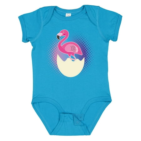 

Inktastic Easter for Girls Flamingo Egg Hatching Girls Baby Bodysuit
