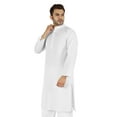 thumbnail image 3 of Atasi Cotton Kurta Solid Ethnic- Festive Long Shirt W/ Pintuck Traditional Indian Wear For Men's, 3 of 7