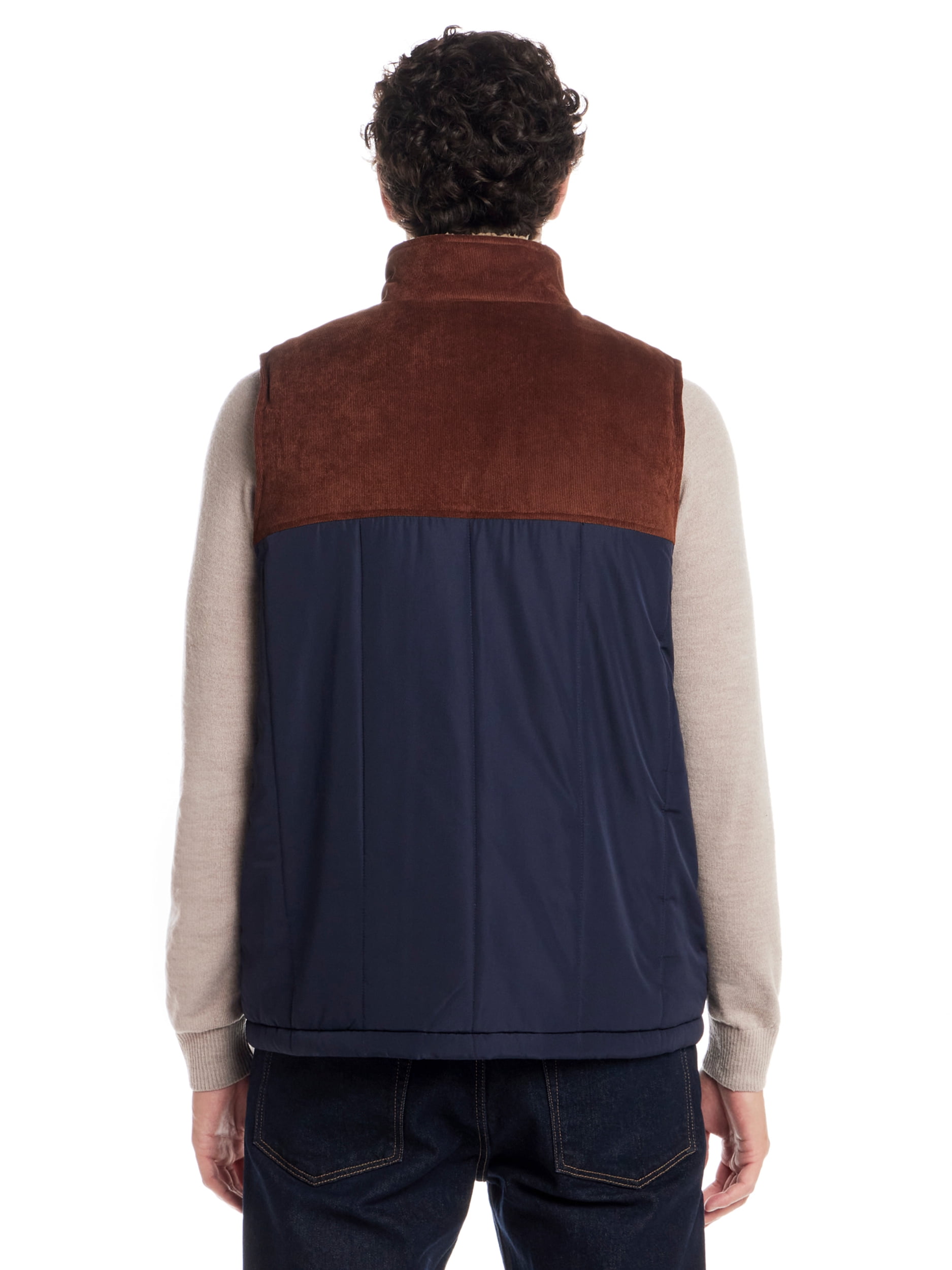 Frontier Threads Men's Mixed Media Corduroy Vest