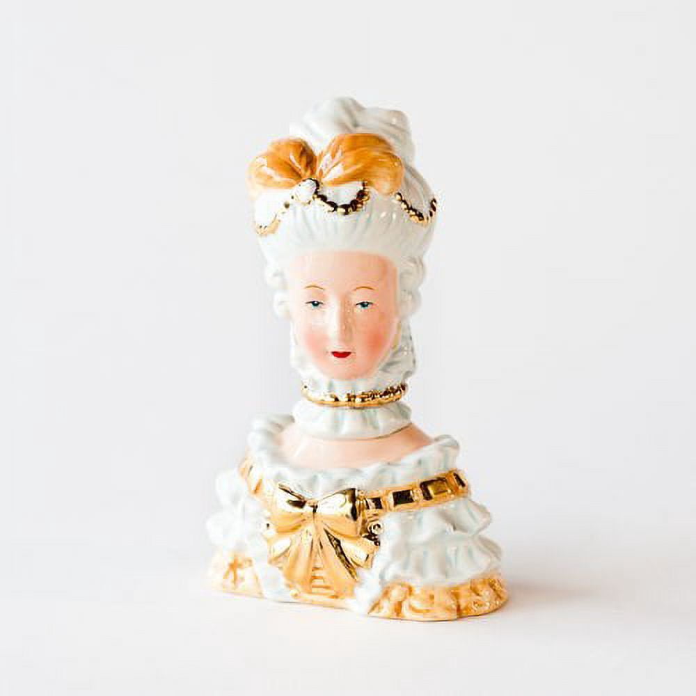 180 Degrees Ceramic Marie Antoinette Salt And Pepper Shaker In Gift Box