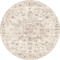 thumbnail image 5 of WIPONKEN 8'Round Rugs for Living Room Bedroom Dining Room Office Farmhouse, Machine Washable Non Slip Vintage Persia Rug Beige, 5 of 6