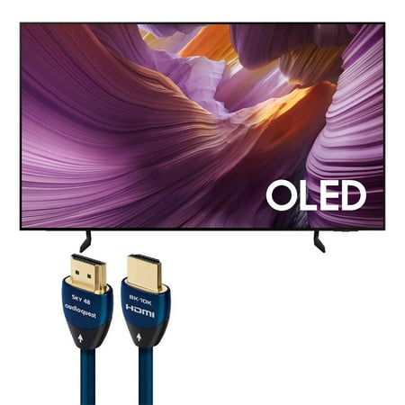 Samsung QN65S85FAFXZA S85F 65 Inch 4K OLED Smart TV with AudioQuest SKY 3m HDMI Cable