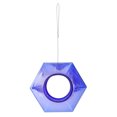 thumbnail image 2 of Comedero Colgante de Cristal para Pájaros, Ideal para Decorar Jardines y Exteriores | Material Transparente | Fácil de Limpiar | Multifuncional | Tamaño: 20 Cm | Incluye 1 Comedero, 2 of 6