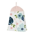 thumbnail image 6 of Sweet Jojo Designs 6 Piece Crib Bedding + BreathableBaby Breathable Mesh Liner Watercolor Floral Navy Blue And Pink Girl, 6 of 6