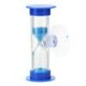 thumbnail image 1 of Decorativa Reloj de arena de 2 minutos para niños, temporizador de cepillado de dientes con ventosa para decoración del hogar (azul) Likrtyny Decoraciones, 1 of 9