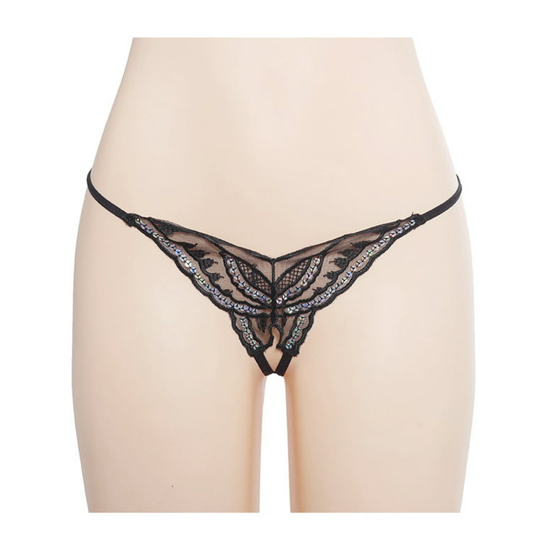 Briefs Panties Butterfly Lace G String Women Sexy Underwear