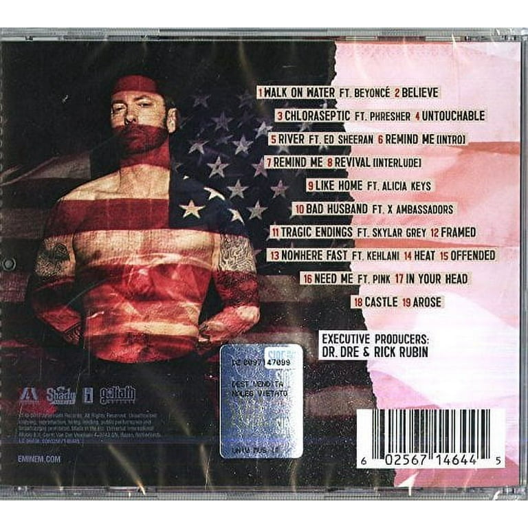 Eminem Revival CD, Music & Performance, Aftermath - Walmart.com