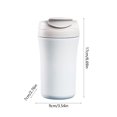 thumbnail image 3 of Fmbmuo Water Bottle Stainless steel White with Straw Travel 650ml Insulated, 3 of 5