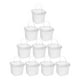 thumbnail image 5 of 10 cubos de hielo cuadrados transparentes y gruesos para helado, con tapa., 5 of 7