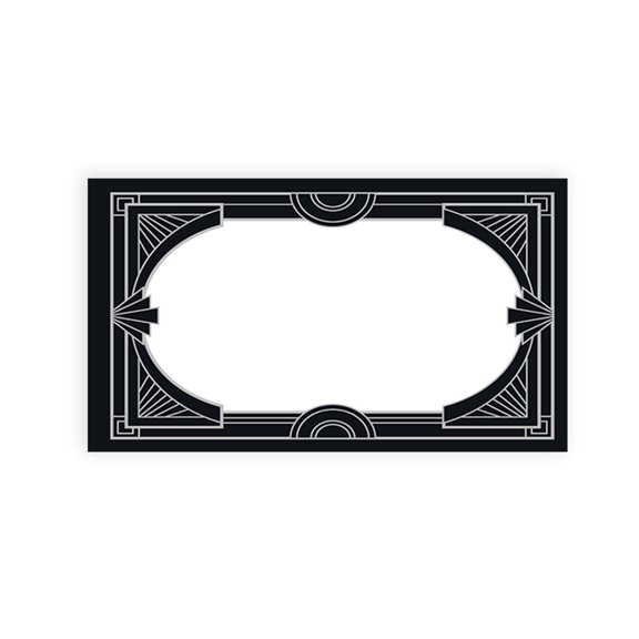Koyal Wholesale Art Deco Place Cards for Wedding Party Tables, Seating Name Place Cards for Holders, 60 Pack