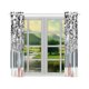 thumbnail image 3 of Cortina de Ventana ABPHQTO Manos Tocando el Piano con Notas Musicales 65x90 cm Dos Piezas, 3 of 3
