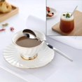 thumbnail image 2 of Cuillère à Espresso, Cuillère à Confiture en Acier Inoxydable, Cuillère à Café avec Manche Courbé, Ensemble de 6, 2 of 7