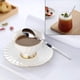thumbnail image 2 of Cuchara para café expreso, cuchara para mermelada y miel de acero inoxidable, cuchara para remover café con mango curvo, juego de 6, 2 of 7