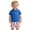 Blue-1, variant on Toddler Baby Boy 4th of July Outfit American Flag Button Down Polo Shirt with Shorts 2 Piece Set Independence Day Clothes