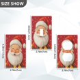 thumbnail image 4 of Switch Panel Switch Decoration 2.76x4.53x0.28 Inches Toggle Switch Switch Plate Wall Plates Living Room Kitchen Bedroom Study Switches Cute Red Santa Claus, 4 of 8