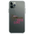 thumbnail image 1 of DistinctInk Clear Shockproof Hybrid Case for iPhone 13 (6.1" Screen) - TPU Bumper Acrylic Back Tempered Glass Screen Protector - Always Espresso Your Love, 1 of 2