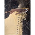 thumbnail image 7 of K Bar J Leather Company Cowboy Puncher Versality Unisex Vintage Riding Rodeo Chaps, Tan, 7 of 7