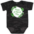 thumbnail image 3 of Inktastic Happy St. Patrick's Day Clovers Boys or Girls Baby Bodysuit, 3 of 5