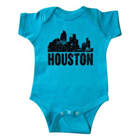 

Inktastic Houston Skyline Grunge Gift Baby Boy or Baby Girl Bodysuit