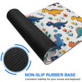 thumbnail image 6 of Long Mouse Pads for Desk,Colorful Dinosaur and Floral Pattern Desk Mats on Top Of Desks, Desk Mouse Pad Extra Large with 3mm Non-Slip Base and Stitched Edge for Gaming,Office,Work,Home 35.4"x15.7", 6 of 6