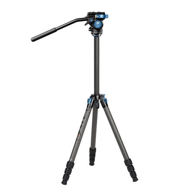 Trípode Sirui ST-124+VA-5 de fibra de carbono con cabezal de vídeo fluido