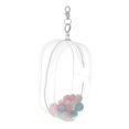 thumbnail image 1 of Vitrina transparente Strade Fareast Limited para muñecas con llavero y cremallera rosa, 1 of 5