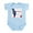 Sky Blue, variant on CafePress - Georgialbd Infant Bodysuit - Baby Light Bodysuit, Size Newborn - 24 Months