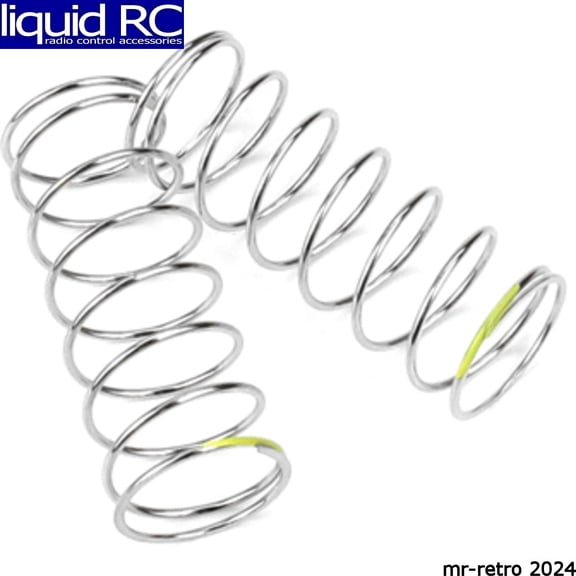 Tekno RC 6795 Shock Spring Set Rr 1.2x8.25 2.6lb/in 53mm Yellow