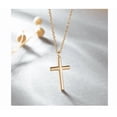 thumbnail image 3 of Collar Xtellar Cruz Mujer Dije Cadena Oro 18k Elegante, 3 of 4